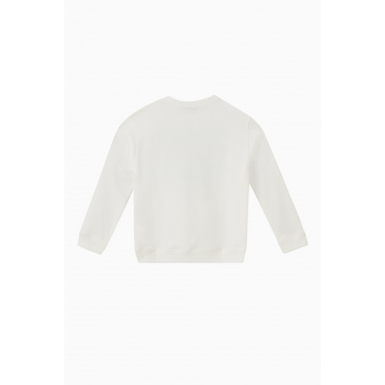 Gucci - Logo Sweatshirt in Cotton White