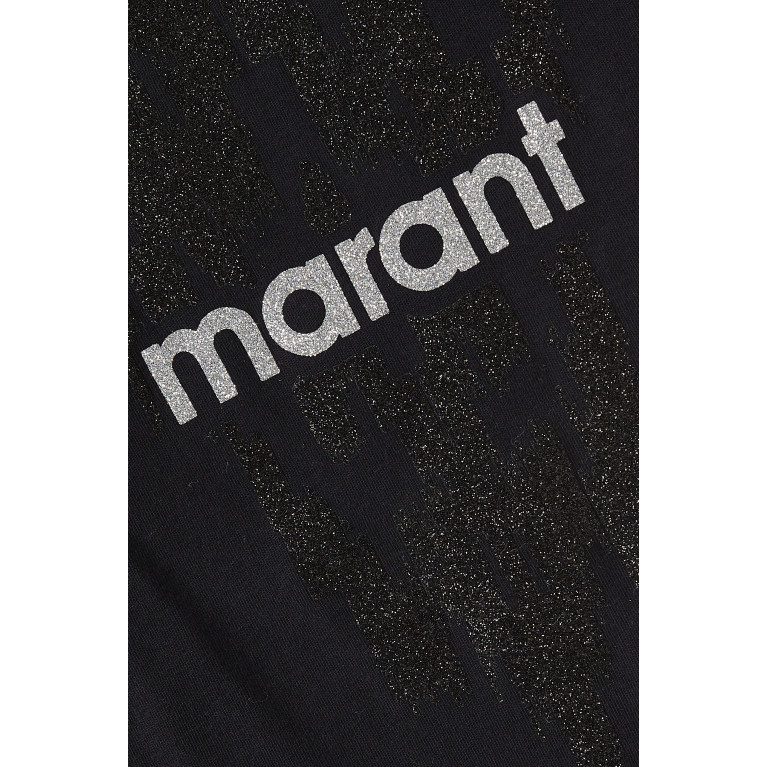 ISABEL MARANT ETOILE - Zewel Printed T-shirt in Cotton-jersey Black