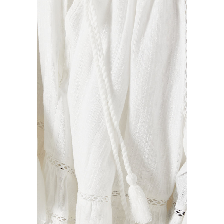 ISABEL MARANT ETOILE - Liam Top in Cotton Blend White