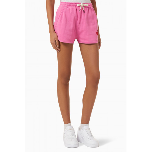 ISABEL MARANT ETOILE - Mifa Logo Shorts in Cotton Pink