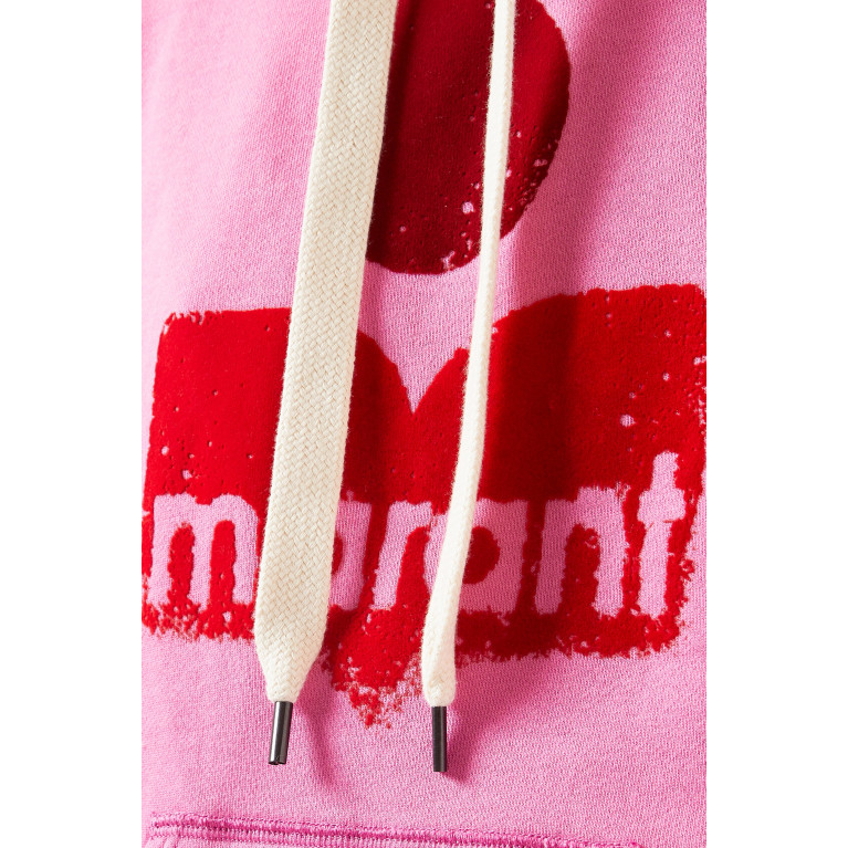 ISABEL MARANT ETOILE - Mansel Oversized Logo Hoodie in Cotton-blend
