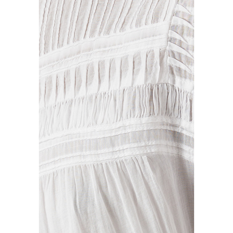 ISABEL MARANT ETOILE - Lanikaye Mini Dress in Cotton Voile White