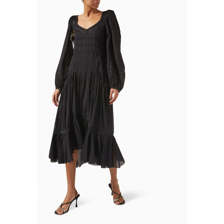 ISABEL MARANT ETOILE - Melia Midi Dress in Cotton Blend