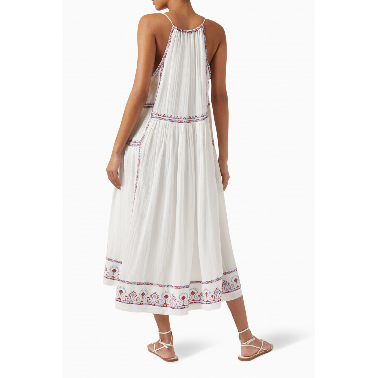 ISABEL MARANT ETOILE - Pamela Midi Dress in Cotton Blend