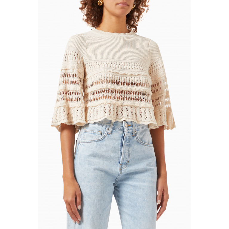 ISABEL MARANT ETOILE - Frizy Top in Cotton