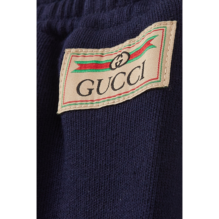 Gucci - Logo Trousers in Cotton