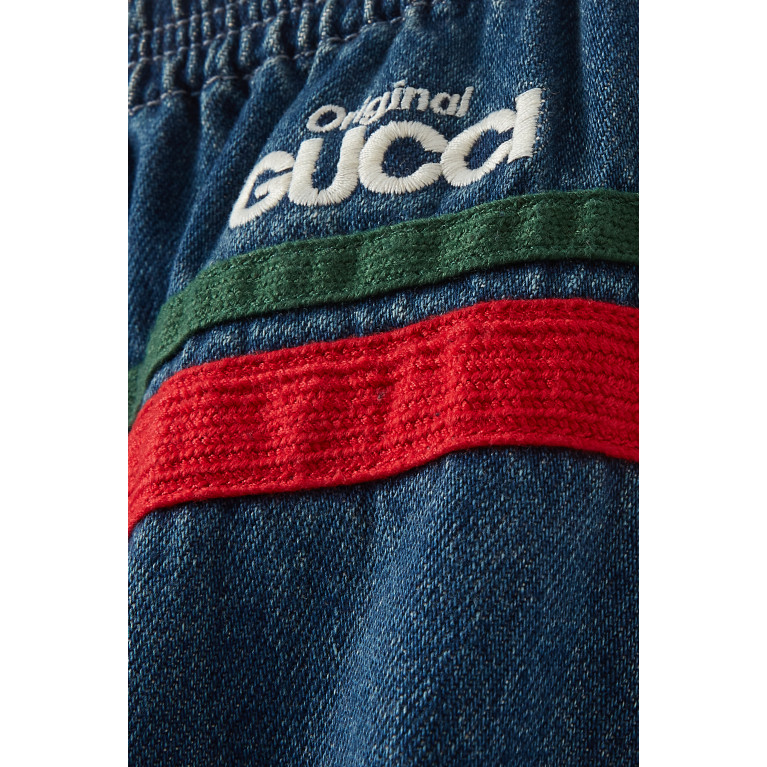 Gucci - Logo Track Joggers in Denim
