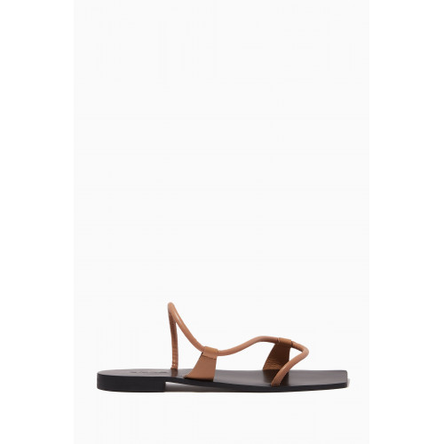 Senso - Gaia I Square-toe Sandals in Leather