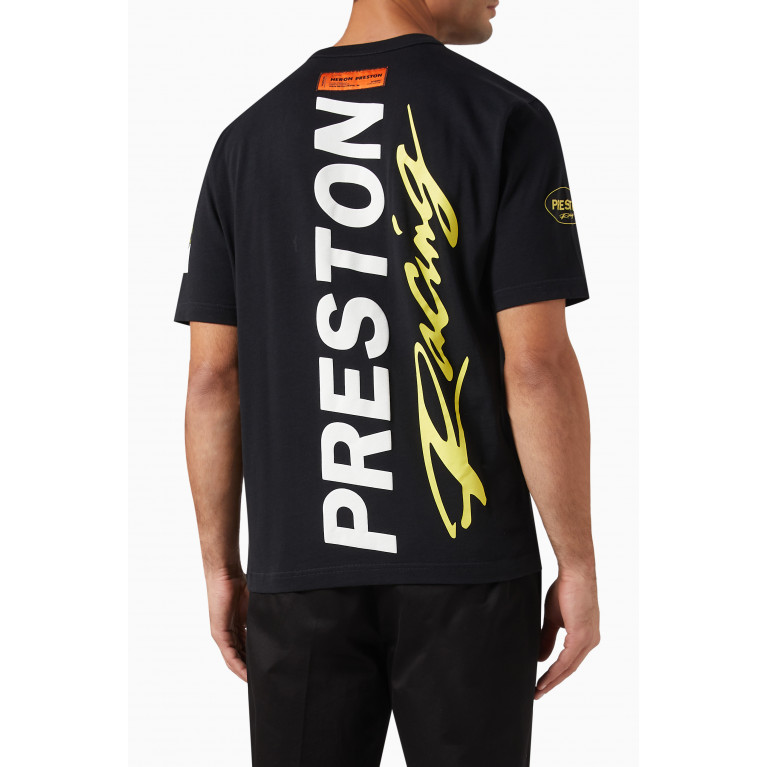 Heron Preston - Racing Logo-print T-shirt in Organic Cotton-blend