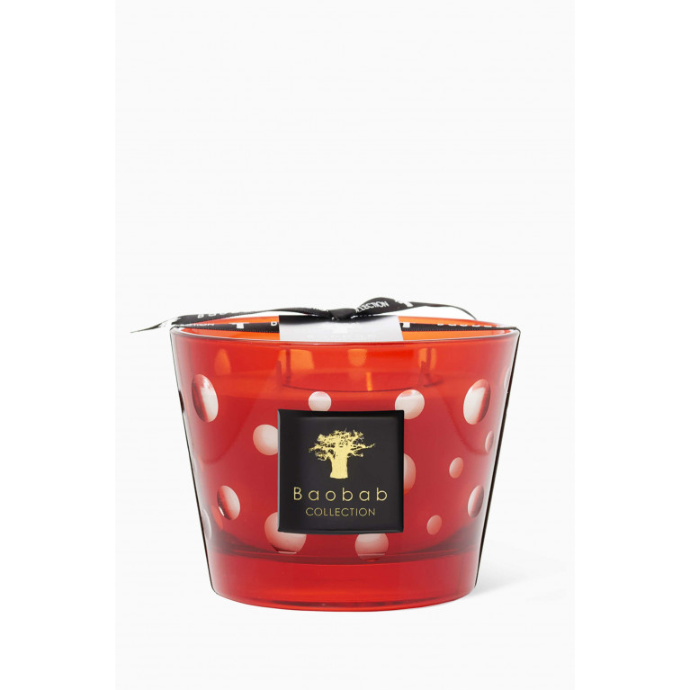Baobab Collection - Red Bubbles Max 10 Candle, 500g