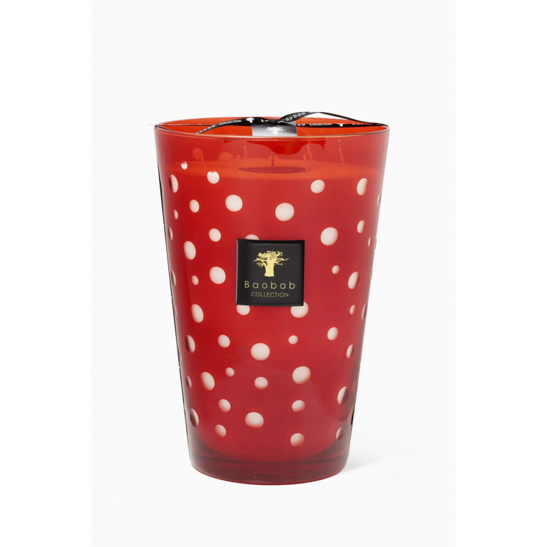 Baobab Collection - Red Bubbles Max 35 Candle, 6500g