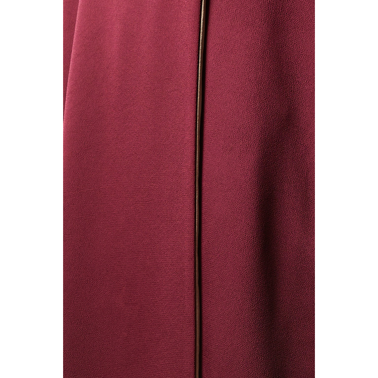 CHI-KA - Contrast Piping Abaya