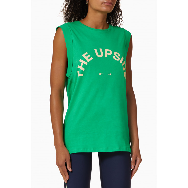 The Upside - Muscle Tank in Organic Cotton Jersey