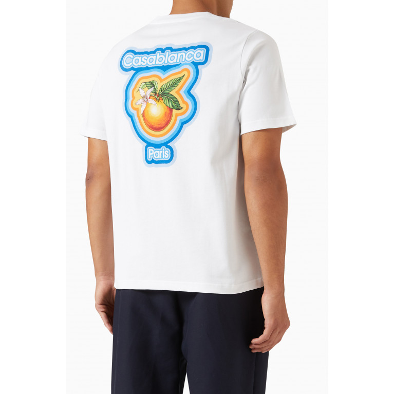 Casablanca - Casa Way Logo T-Shirt in Cotton