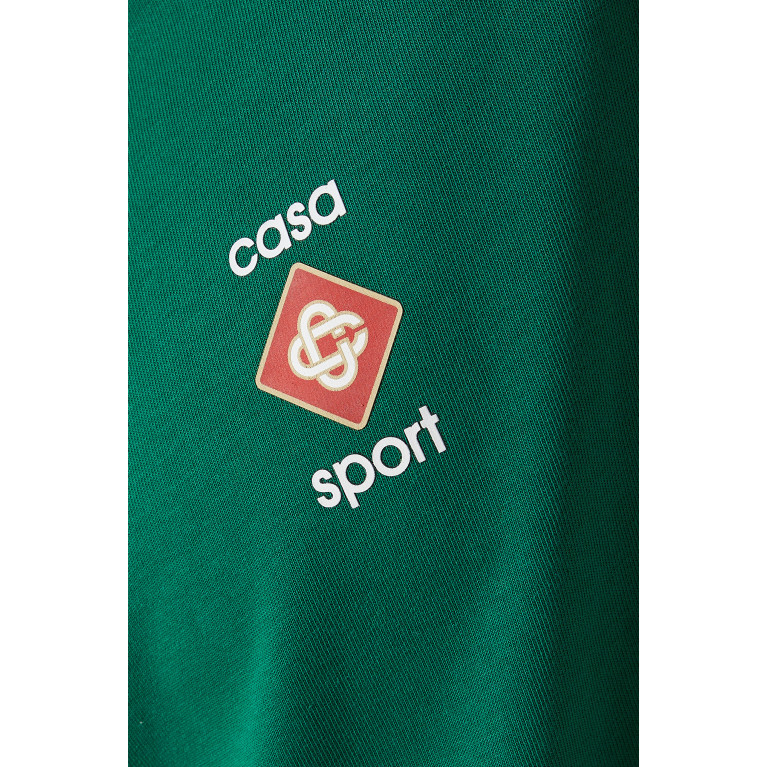 Casablanca - Casa Sport Logo 3D T-Shirt in Cotton