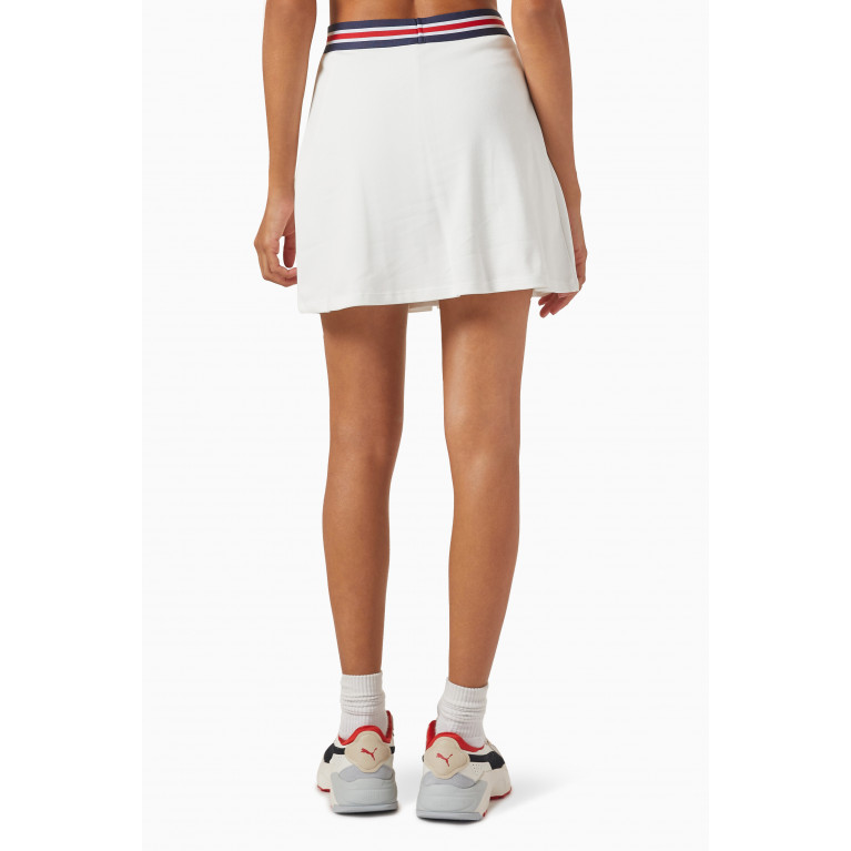 The Upside - Love Charlie Tennis Mini Skirt in Organic Cotton-piqué