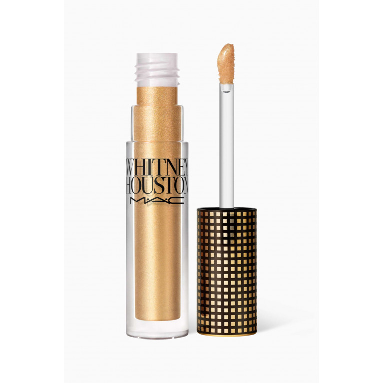 MAC Cosmetics - Nippy's Shimmery Gold M.A.C X Whitney Houston Lipglass, 3.1ml Gold