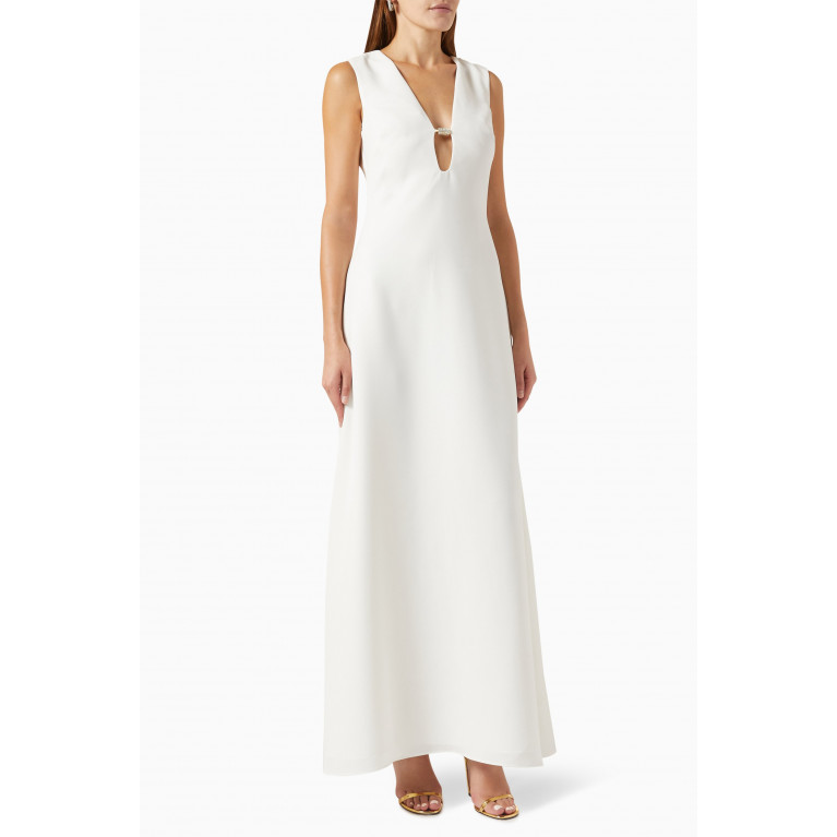 HALSTON - Renée Gown in Stretch Crepe