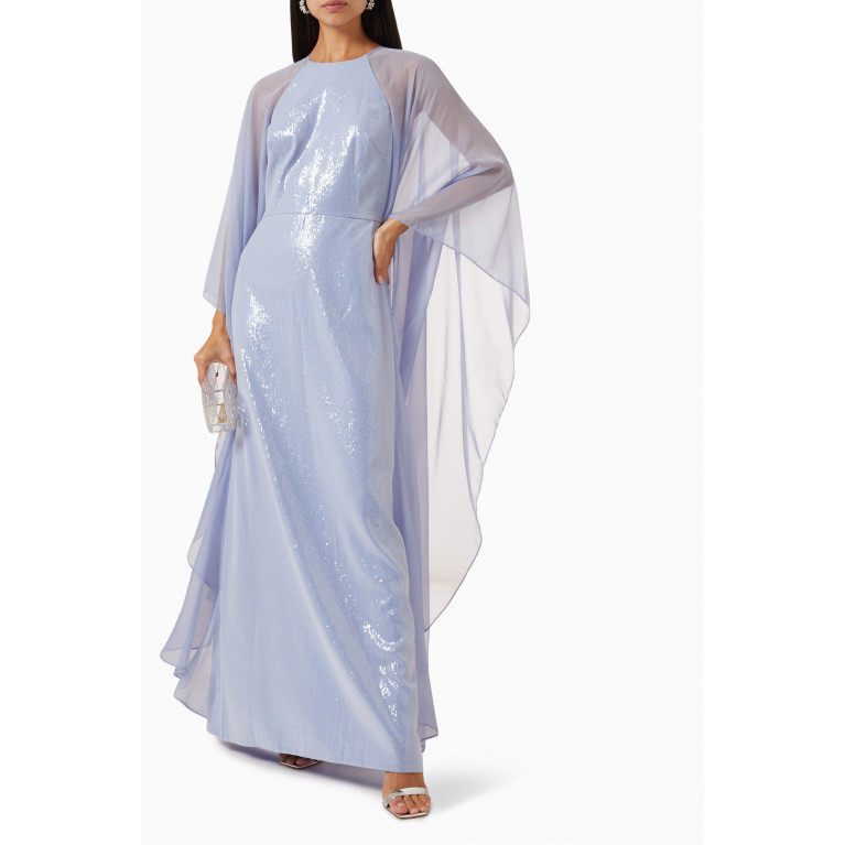 HALSTON - Adira Gown in Soft Sequins