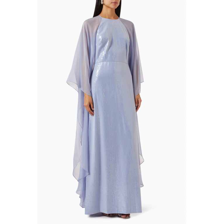 HALSTON - Adira Gown in Soft Sequins