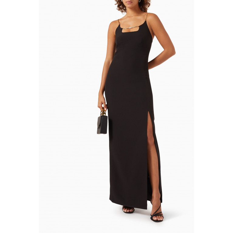 HALSTON - Alli Gown in Stretch Crepe