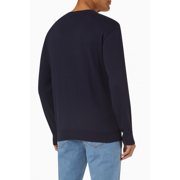 Moschino - Teddy Long Sleeve T-shirt in Cotton Jersey