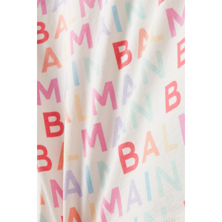 Balmain - Logo Print T-shirt in Cotton