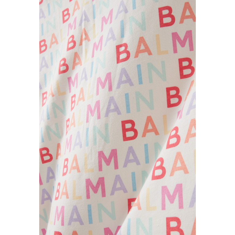 Balmain - Logo Baby Blanket in Cotton