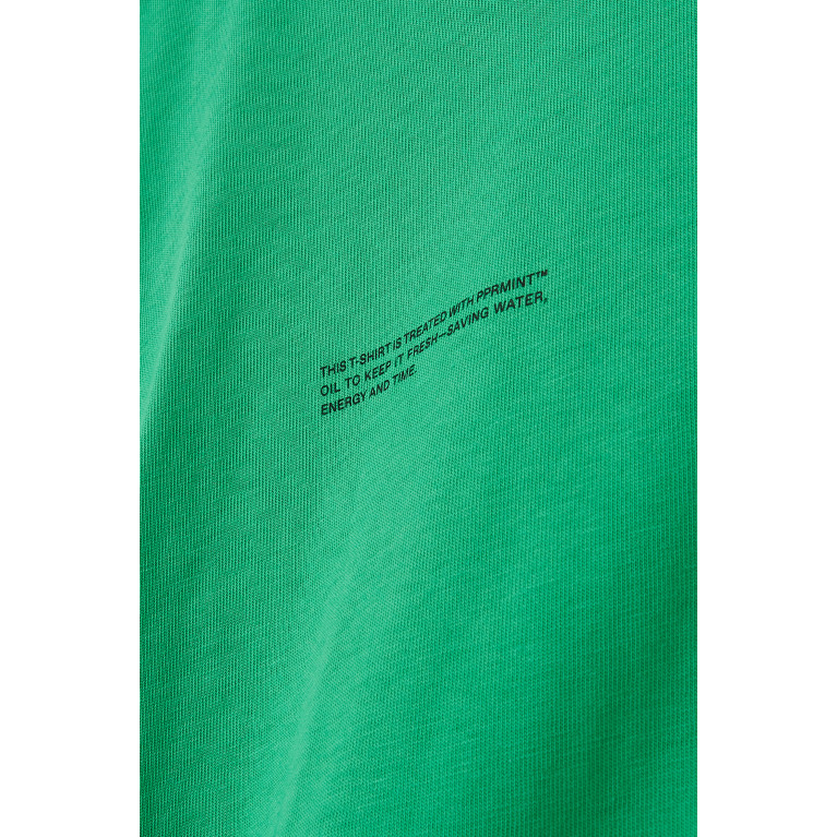 Pangaia - Logo Printed T-shirt in Organic Cotton Green