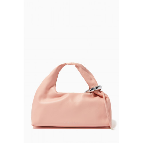 Studio Amelia - Mini Helium Hobo Bag in Nappa Leather Pink