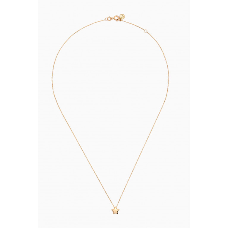 The Alkemistry - Chubby Star Necklace in 18kt Yellow Gold