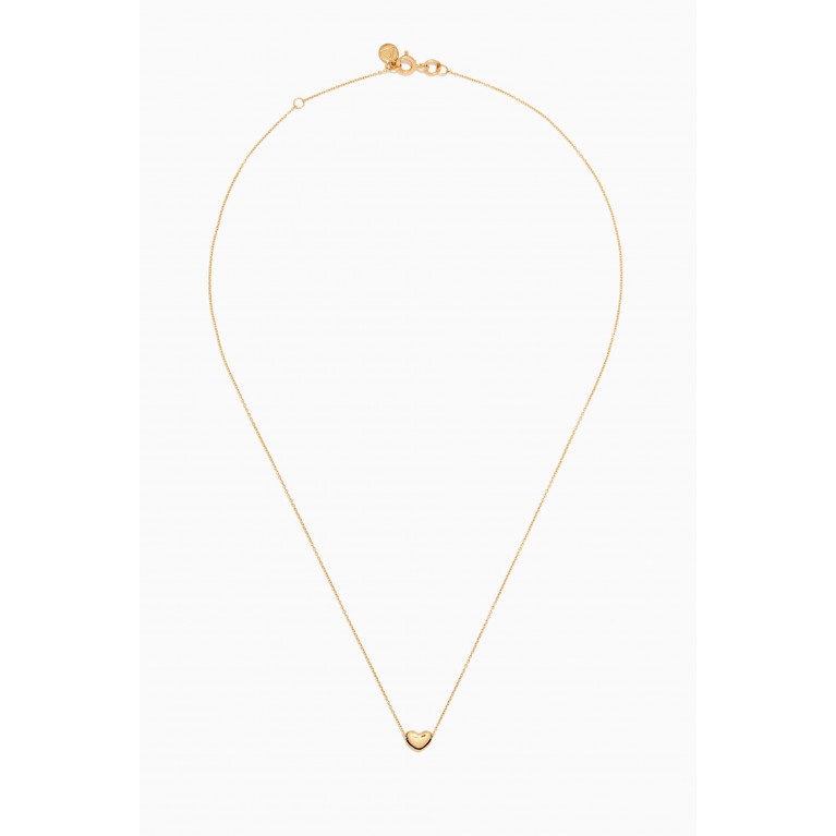 The Alkemistry - Chubby Heart Necklace in 18kt Yellow Gold