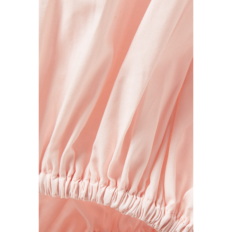 Bird & Knoll - Cruz Maxi Dress in Cotton Polin Pink