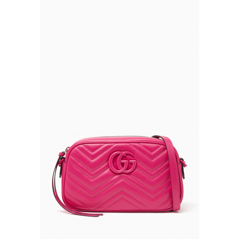 Gucci - Small GG Marmont 2.0 Quilted Crossbody Bag in Leather