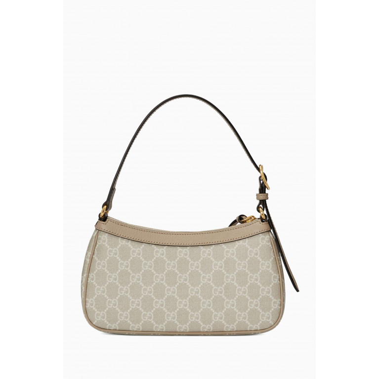 Gucci - Small Ophidia Shoulder Bag in Supreme Canvas