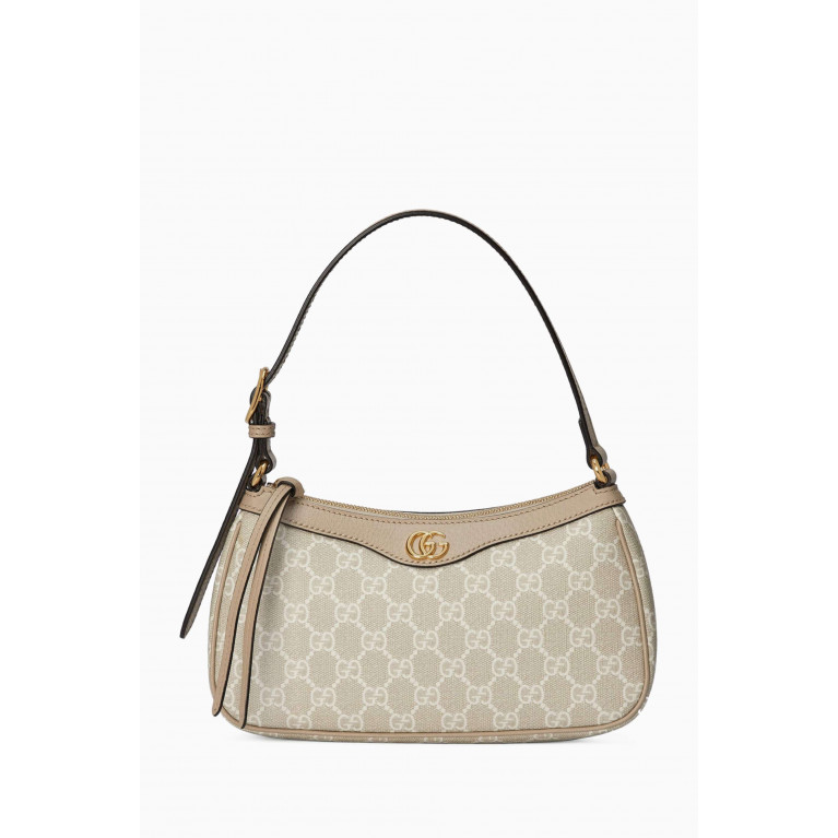 Gucci - Small Ophidia Shoulder Bag in Supreme Canvas