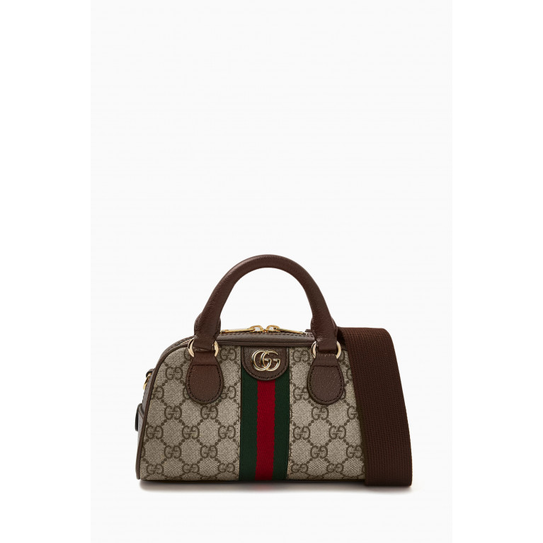 Gucci - Mini Ophidia Top-handle Bag in GG Supreme Canvas