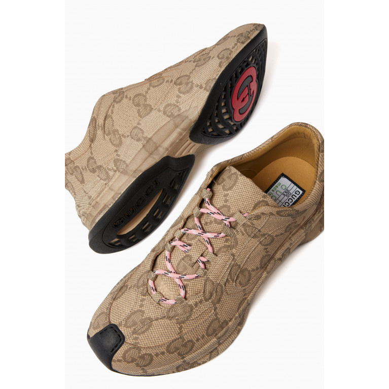 Gucci - Run Sneakers in Water Transfer-printed Leather
