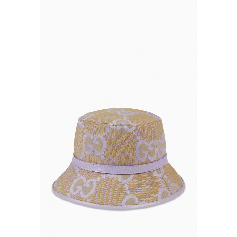 Gucci - Jumbo GG Bucket Hat in Canvas