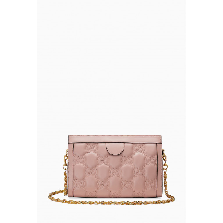 Gucci - Small GG Matelasse Embossed Crossbody Bag in Leather