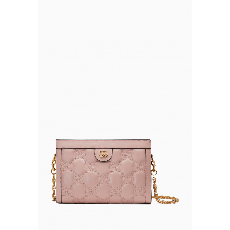 Gucci - Small GG Matelasse Embossed Crossbody Bag in Leather