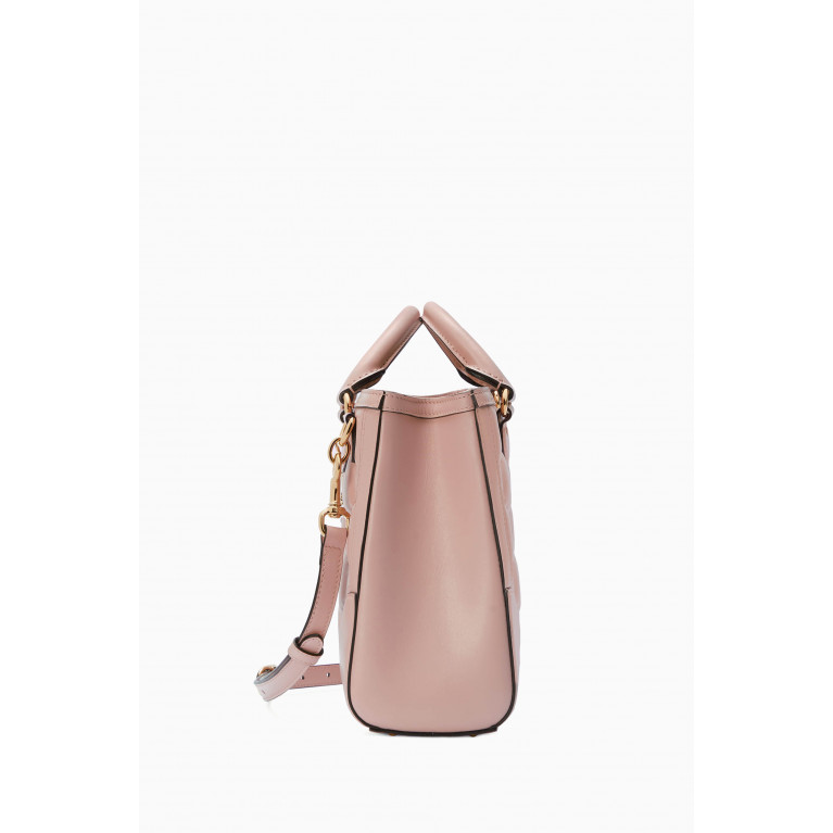 Gucci - Mini GG Matelasse Embossed Tote Bag in Leather Pink