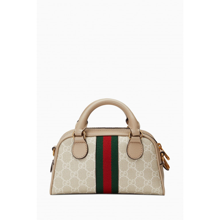 Gucci - Mini Ophidia Crossbody Bag in Supreme Canvas