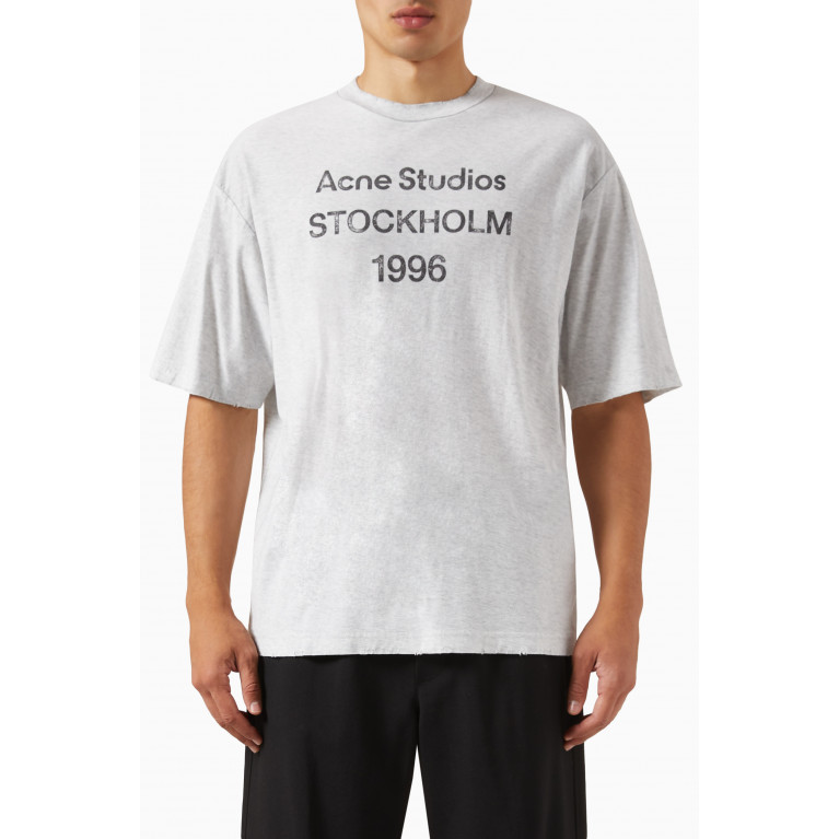 Acne Studios - Logo Stamp T-Shirt in Organic Cotton