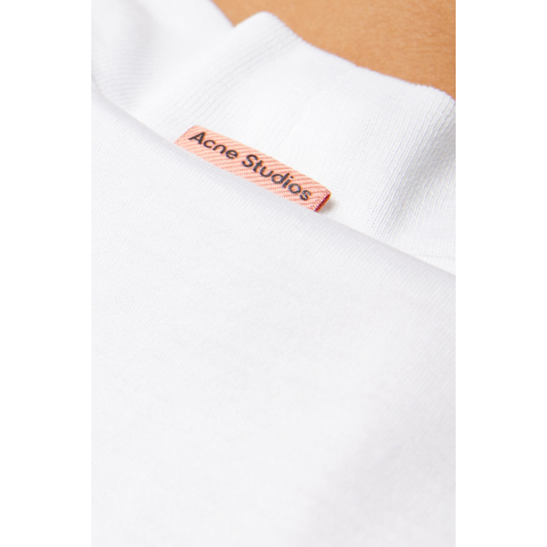Acne Studios - Logo T-shirt in Cotton White