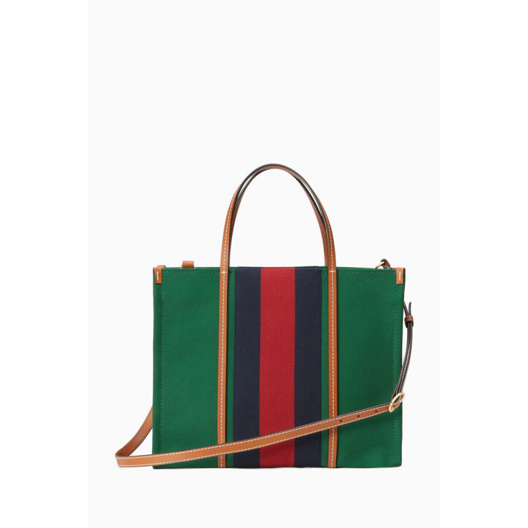 Gucci - Medium Interlocking G Tote Bag in Canvas & Leather