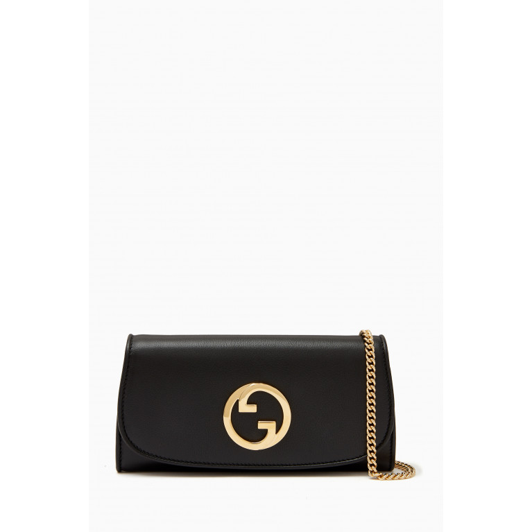Gucci - Blondie Continental Chain Wallet in Leather