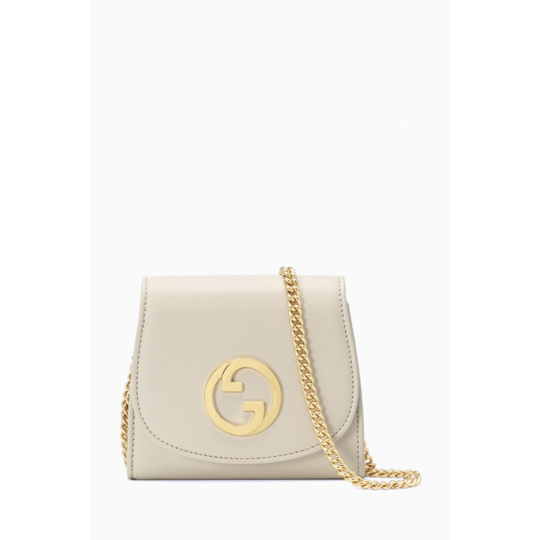Gucci - Blondie Shoulder Bag in Leather White