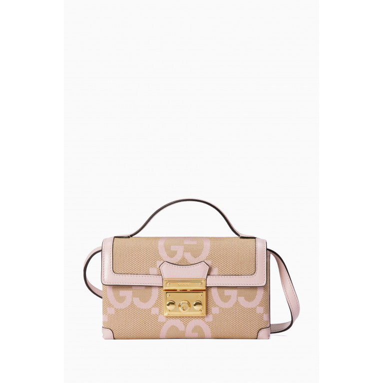 Gucci - Mini Padlock Shoulder Bag in GG Canvas