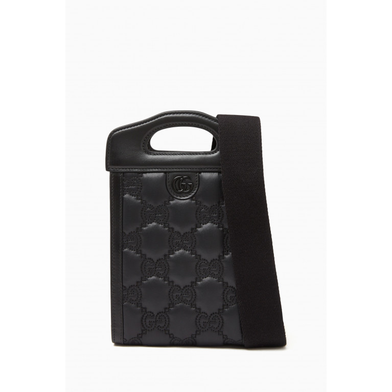 Gucci - Mini GG Top-handle Bag in Matelassé Leather
